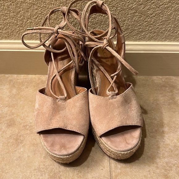 Coach Leather Wedges - Picture 2 of 6